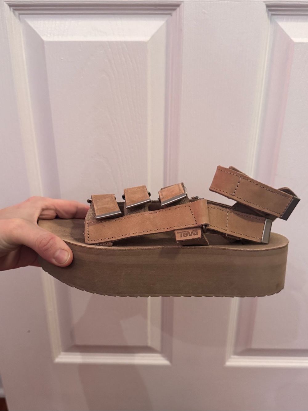 Teva Tan Platform Strap Sandals